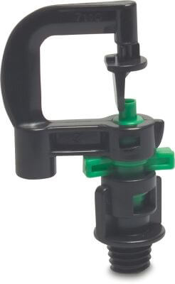 NaanDan Micro sprinkler plastic male thread Hadar 7110, 180°