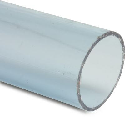 Pressure pipe PVC-U ISOPN16 plain transparent