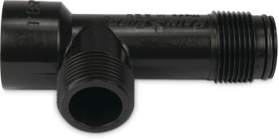 Rain Bird Manifold plastic 10bar male thread x male thread x female thread black