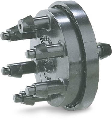 Rain Bird Manifold 6 outlets plastic 2 bar push-in x barbed type XB-10-6