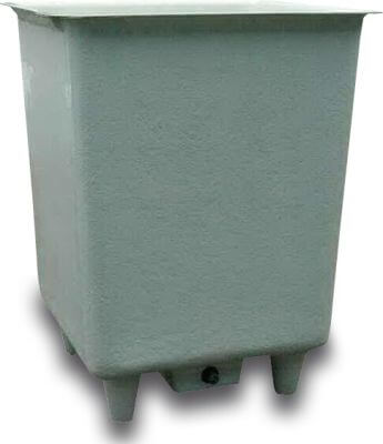 Tank with legs polyester grey