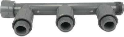 Rain Bird Manifold PVC 10,5bar female threaded nut x male thread grey