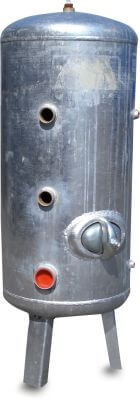 Pressure tank steel 6bar female thread vertical