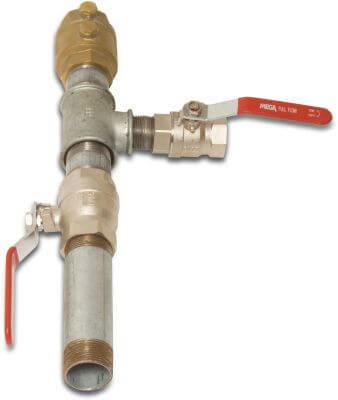 Pump connection set type not mounted