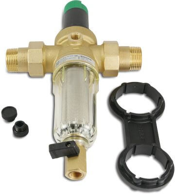 Honeywell Filter combination brass DVGW 16bar male thread FK-06