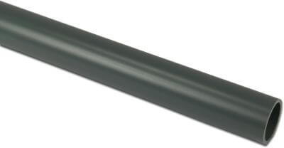 Pressure pipe PVC-U 10bar ISOPN10 plain grey