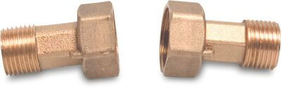 Profec Accessories brass female threaded nut x male thread flat seal