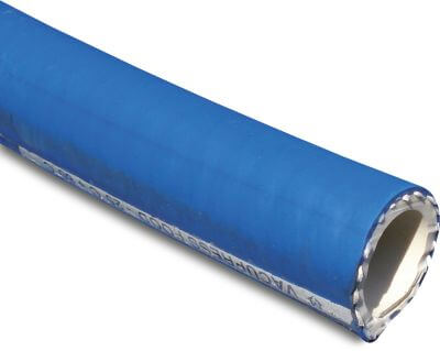 Merlett Suction and pressure hose rubber reinforced with nylon Vacupress Food blue 