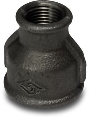 Nr. 240 Reducing socket cast iron black DVGW 25 bar female thread