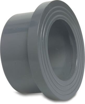 Profec Stub flange PVC-U WRAS glue socket grey