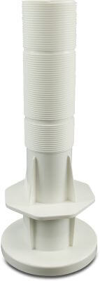 Flotide Wall conduit ABS glue socket x female thread white