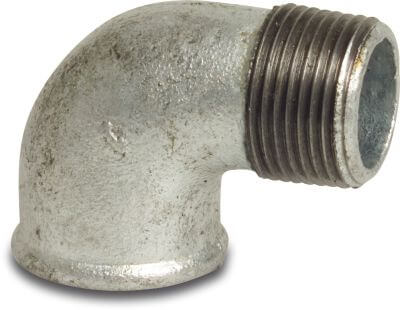 Profec Nr. 92 Elbow 90° cast iron DVGW 25bar female thread x male thread
