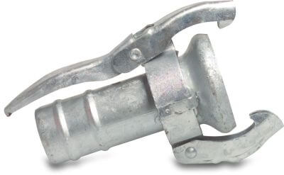 Quick coupler adaptor steel female part Perrot x hose tail type Perrot