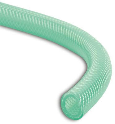 Reinforced hose PVC green transparent type Fuel
