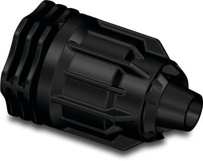 Cap PP 6bar quick joint black