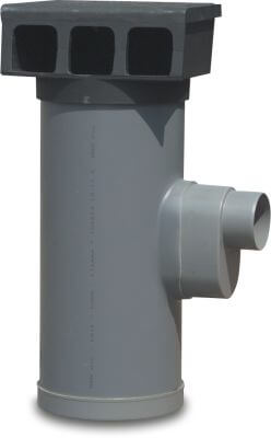 Street drain PVC-U KOMO spigot grey type TK 315-2