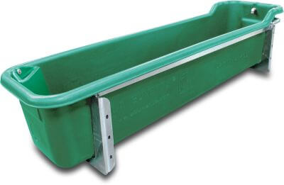 La Buvette Trough with galvanised frame for lukewarm water after milking PE Dairy-Bac 400 
