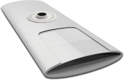 Flat hose PE 2bar white with start connector