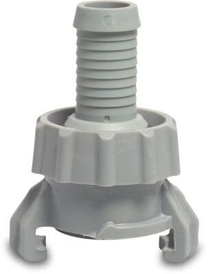 Quick coupler PA glass fibre reinforced 12bar hose tail