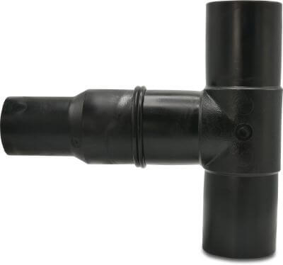 Profec Reducer T-piece 90° PE100 DVGW spigot black