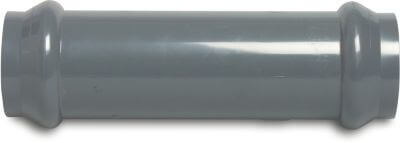 Repair socket PVC-U 10 bar ring seal grey