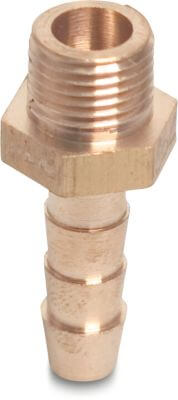 Profec Hose tail brass male thread x hose tail