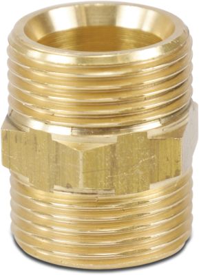 Multi-Fit Nipple brass KIWA 20 bar male thread