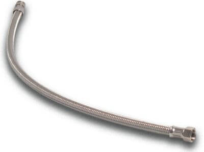 Braided hose stainless steel/EPDM KIWA 15 bar male thread x female threaded nut type SK10