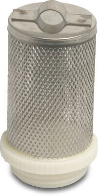 Profec Strainer with clip stainless steel 304 male thread