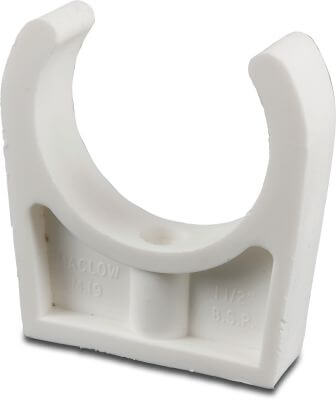 Pipe bracket PP white Maclow