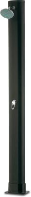 Solar shower plastic female thread black straight