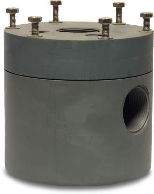 Well cover return part PVC-U glue socket