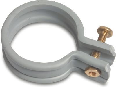 Bracket band PVC-U grey