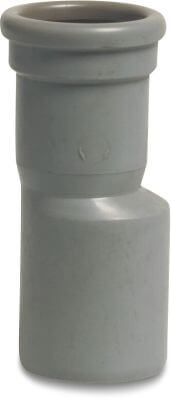 Drainage reducer bush PP spigot x ring seal grey