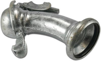 Bend 45° steel female part Bauer x male part Bauer type Bauer S12