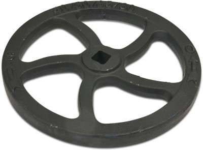 Profec Handwheel cast iron GG 25 200/N black 