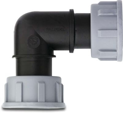 Tavlit Swivel elbow 90° PP 10 bar female thread type with O-ring