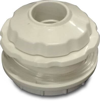 Inlet nozzle male thread white