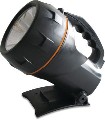 Flashlight black type C without battery