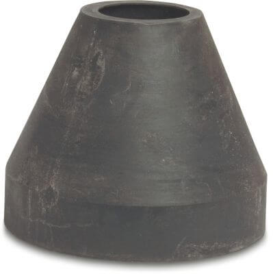 Spreader nozzle rubber reinforced with nylon