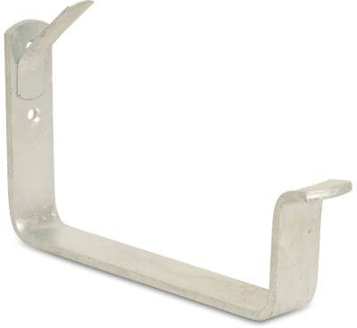 Gutter bracket steel type with lip