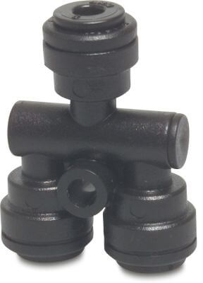 Speedfit Manifold POM 10bar push-in black Super