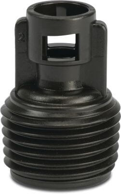 NaanDan Adaptor plastic bayonet F x male thread black