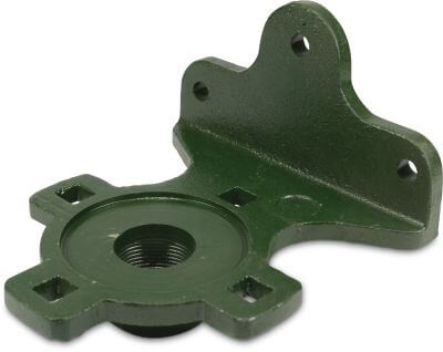 Wall flange for hand pump