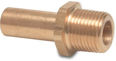 Speedfit Adaptor bush brass DVGW/KIWA/WRAS 10bar spigot x male thread