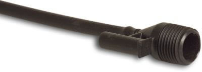 NaanDan Hose with adaptor PE male thread x push-in