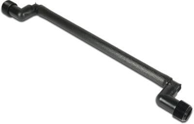 Hunter Swing Joint plastic male thread x glue connection black