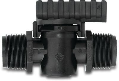 Tavlit Plug valve PP 8 bar male thread