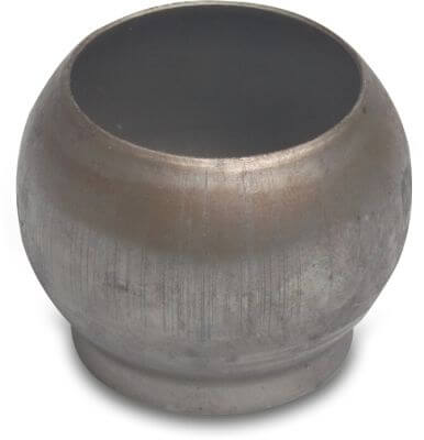 Quick coupler ball steel male part Bauer x butt welding type Bauer S1