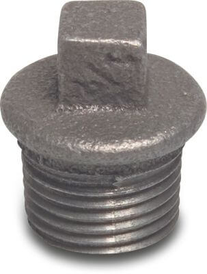 Profec Nr. 290 Plug cast iron black DVGW 25bar male thread